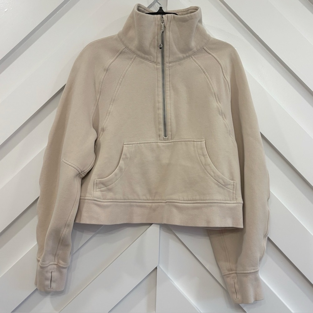 Lululemon Scuba Oversized Funnel Neck Half Zip Pullover Size M/L